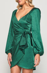 Callie Mini Dress - Emerald - First Design