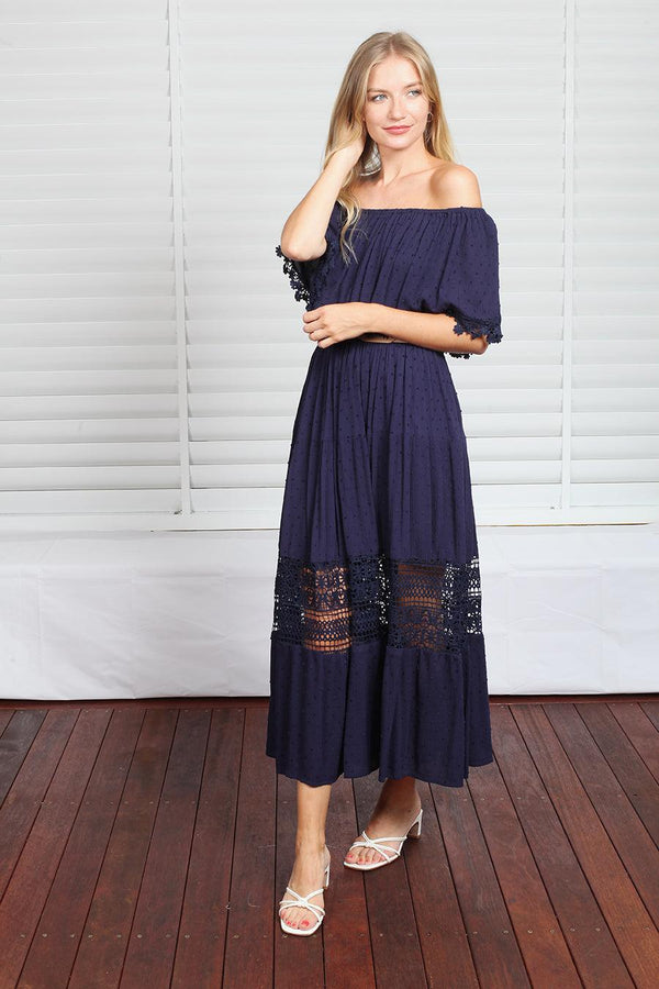 Casey Maxi Dress - Navy - First Design