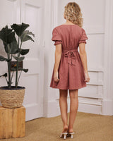 Flora Dress - Mauve - First Design