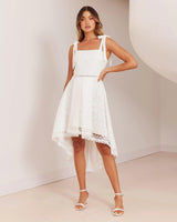 Heidi Dress -White - First Design