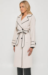 Leah Trench Coat - Beige - First Design