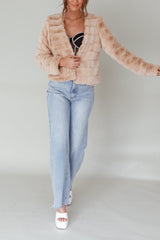 Montanica Faux Fur Coat - Light Grey - First Design