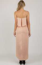 Pipa pleated Dress - Blush - First Design