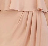 Pipa pleated Dress - Blush - First Design