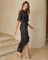 Reyna Dress - Black - First Design