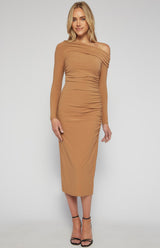 Alea Midi Dress - CAMEL