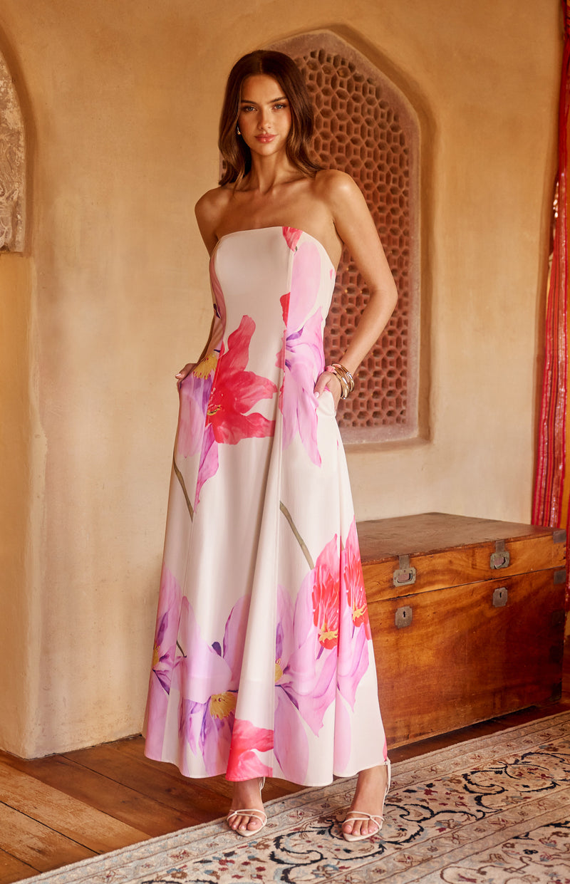 chinese dress ladies Annabel Wildflower Maxi Dress