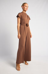 Chisa Jumpsuit - Chocolate