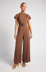 Chisa Jumpsuit - Chocolate
