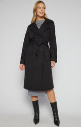 Asher  Trench Coat- Black