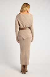 Tigen Knit Set - Brown Marl
