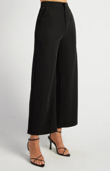 Edith Straight Leg Pants - Black