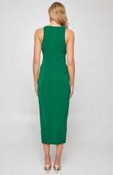 Stania Midi Dress - Green - First Design