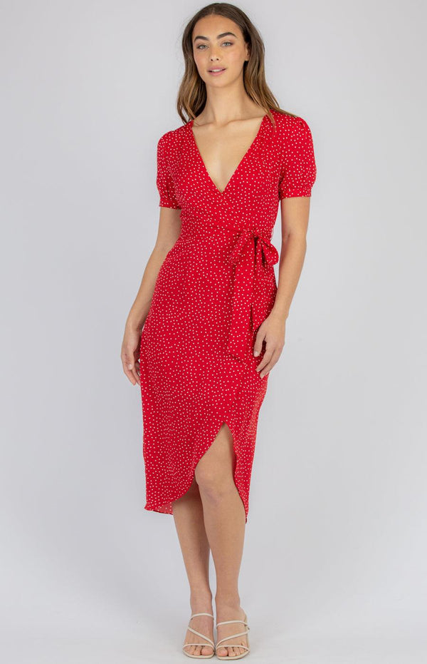 Tiffiny Dress - Red Polka - First Design