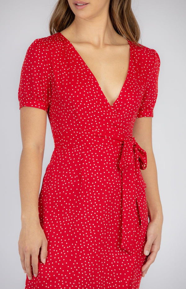 Tiffiny Dress - Red Polka - First Design