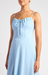 Sky Maxi  Dress - Blue