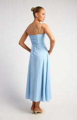 Sky Maxi  Dress - Blue