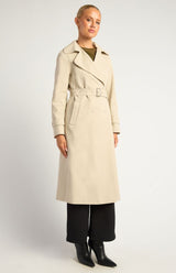 Landon Trench Coat - Bone