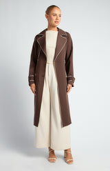 Leah Trench Coat - Espresso
