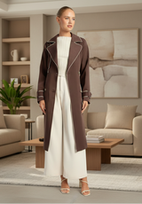 Leah Trench Coat - Espresso