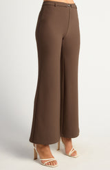 Belinda Boot Cut Pant - Chocolate