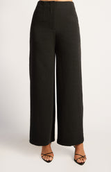 Elle High Waist Pant - Black