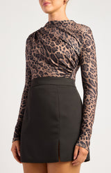 Eman Leopard Top - Leopard